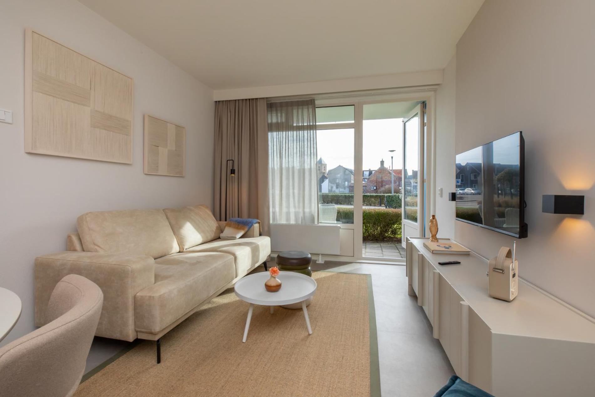 Welcome In - Appartementen Kurhaus - Nieuwstraat 1 Zoutelande, Nabij Strand, Terras, Sauna Extérieur photo