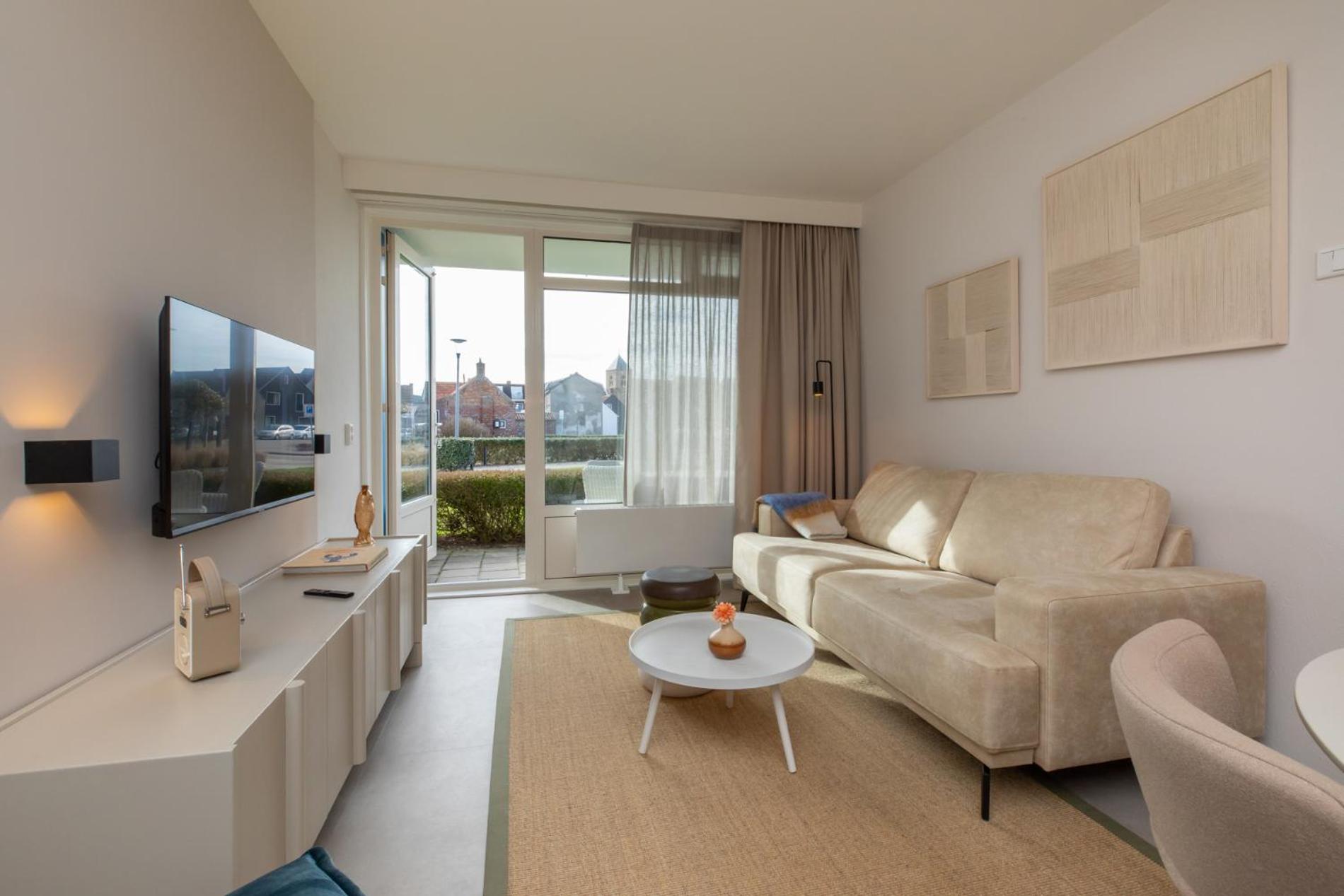 Welcome In - Appartementen Kurhaus - Nieuwstraat 1 Zoutelande, Nabij Strand, Terras, Sauna Extérieur photo
